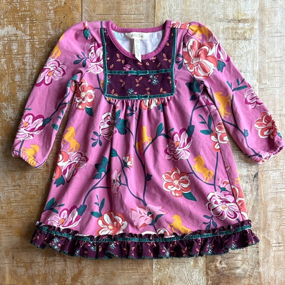 Matilda Jane Floral Horse Dress 18-24m